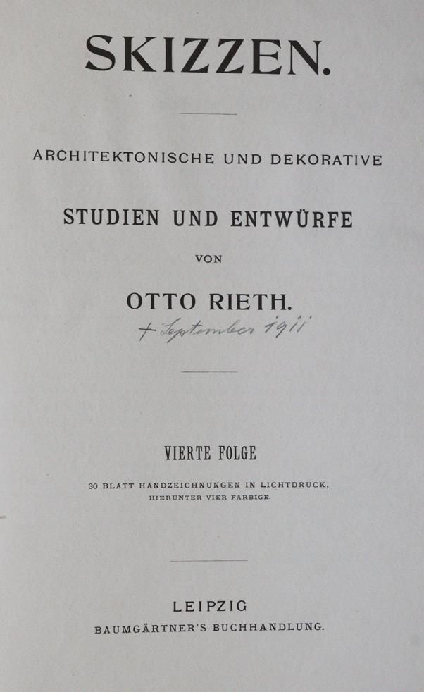 Große Abbildung Nr.1: 145-628 Rieth,O.: (Architektur)
