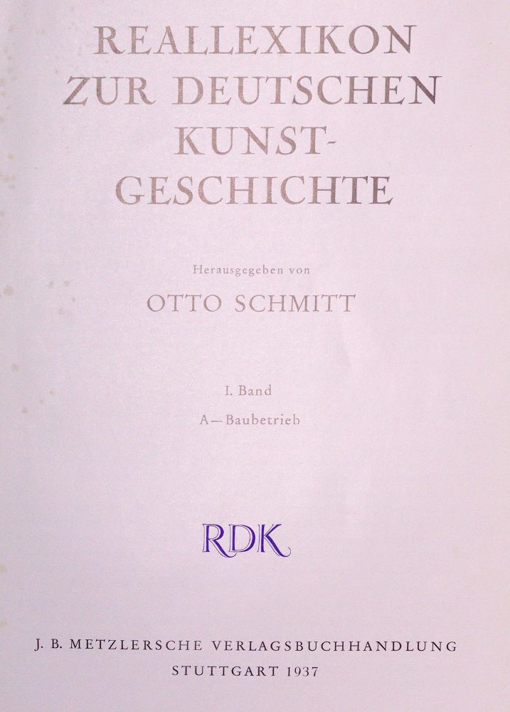 Große Abbildung Nr.1: 145-676 Schmitt,O.: (Kunstwissenschaft)