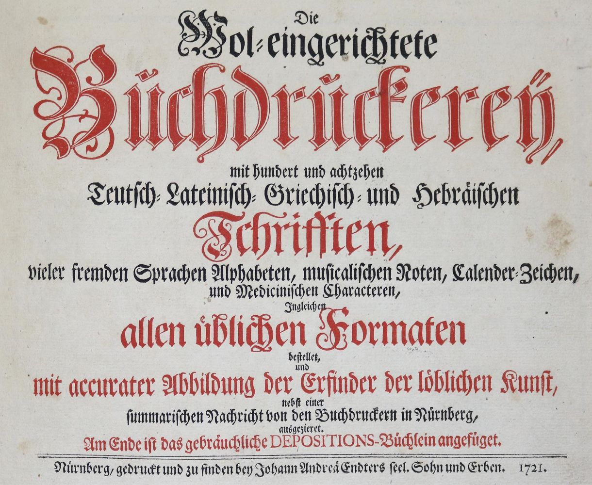 Große Abbildung Nr.1: 145-690 (Ernesti,J.H.G.).: (Buchdruckerei)