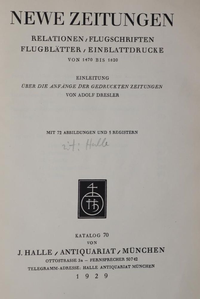 Collectie – van 5 geschriften over het onderwerp, diversen