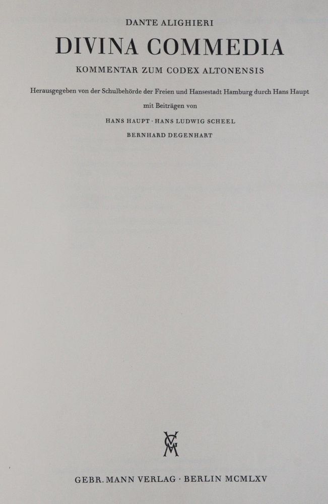 Große Abbildung Nr.3: 145-708 Dante Alighieri.: (Faksimile)