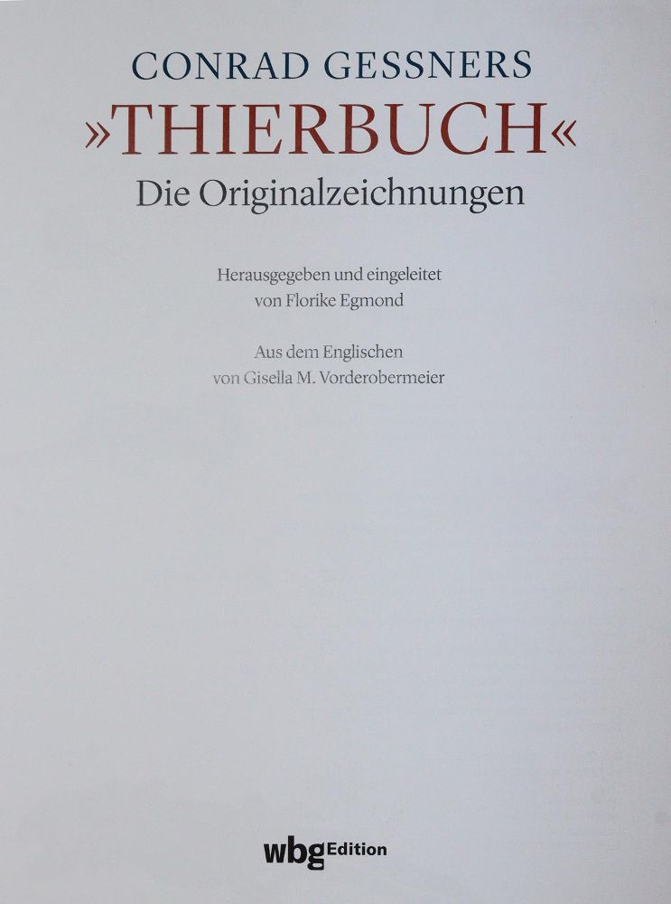 Große Abbildung Nr.1: 145-715 Gessner,C.: (Faksimile)