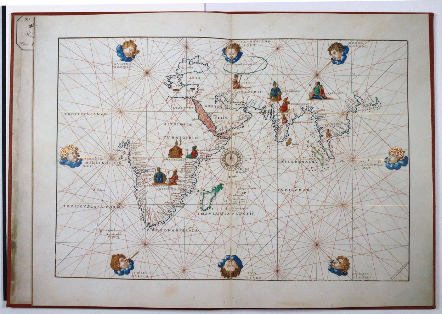Große Abbildung Nr.3: 145-736 Portolan-Atlas: (Faksimile)