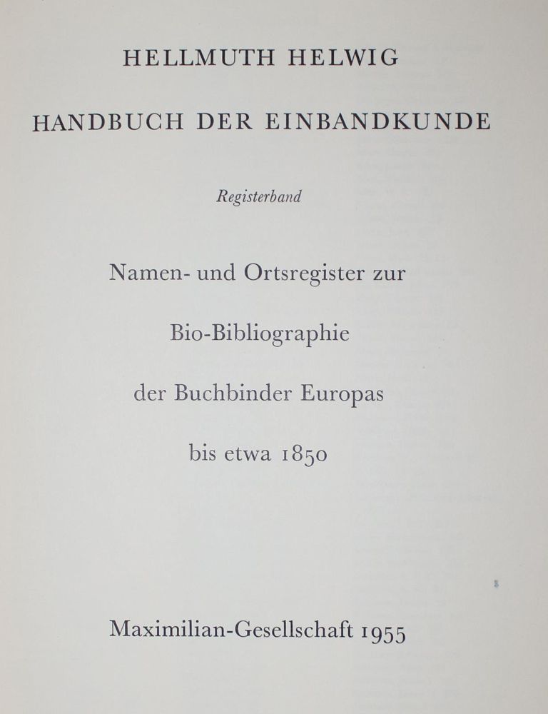 Große Abbildung Nr.6: 145-748 Hellwig,H.: (Bibliographie und Buchwesen)