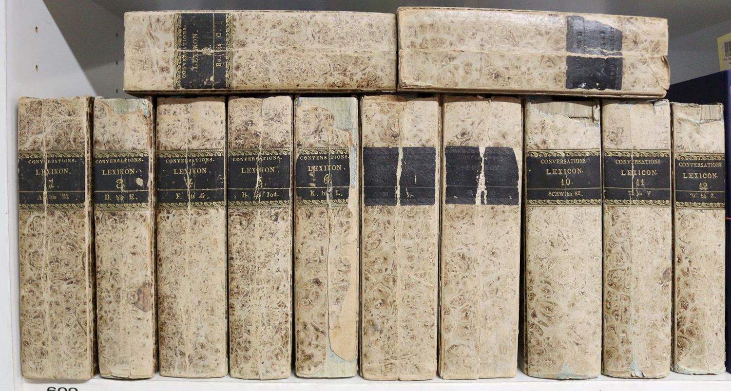 Große Abbildung Nr.2: 145-754 Allgemeine deutsche Real-Encyklopädie: (Lexika - Wörterbücher - Sprachwissenschaften)