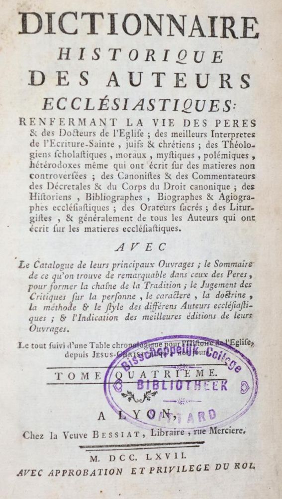 Große Abbildung Nr.1: 145-758 (Chaudon,L.M.).: (Lexika - Wörterbücher - Sprachwissenschaften)