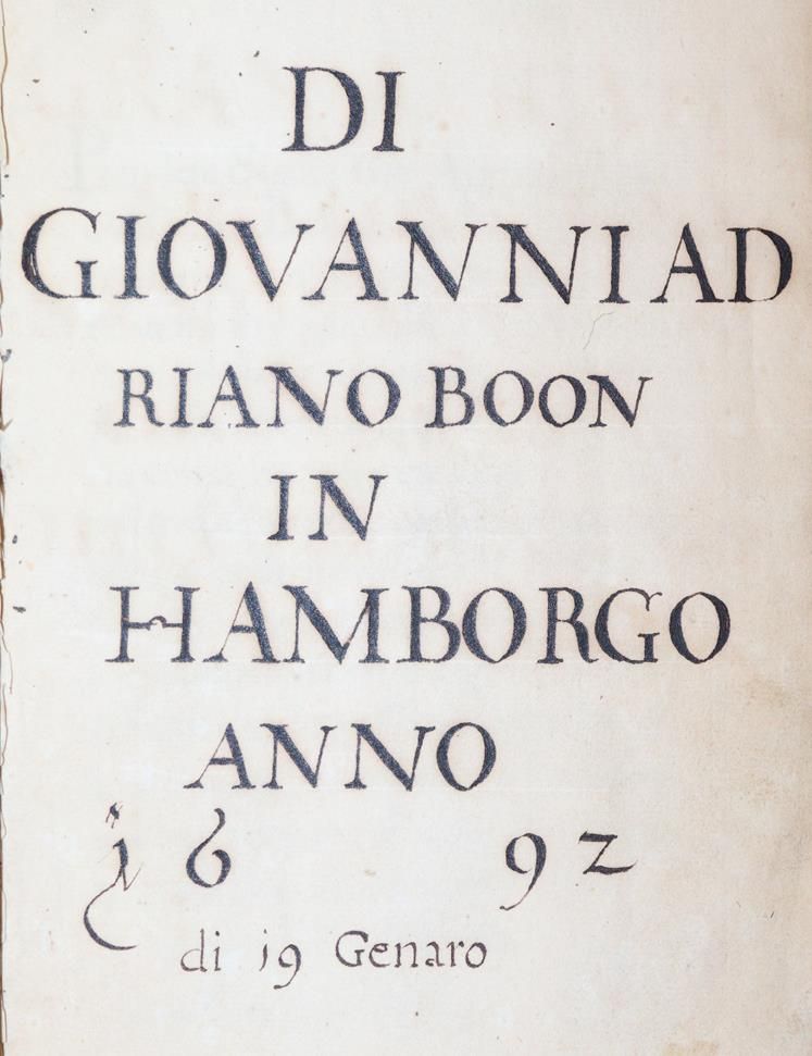 Große Abbildung Nr.1: 145-760 Italien.: (Lexika - Wörterbücher - Sprachwissenschaften, Handschriften)