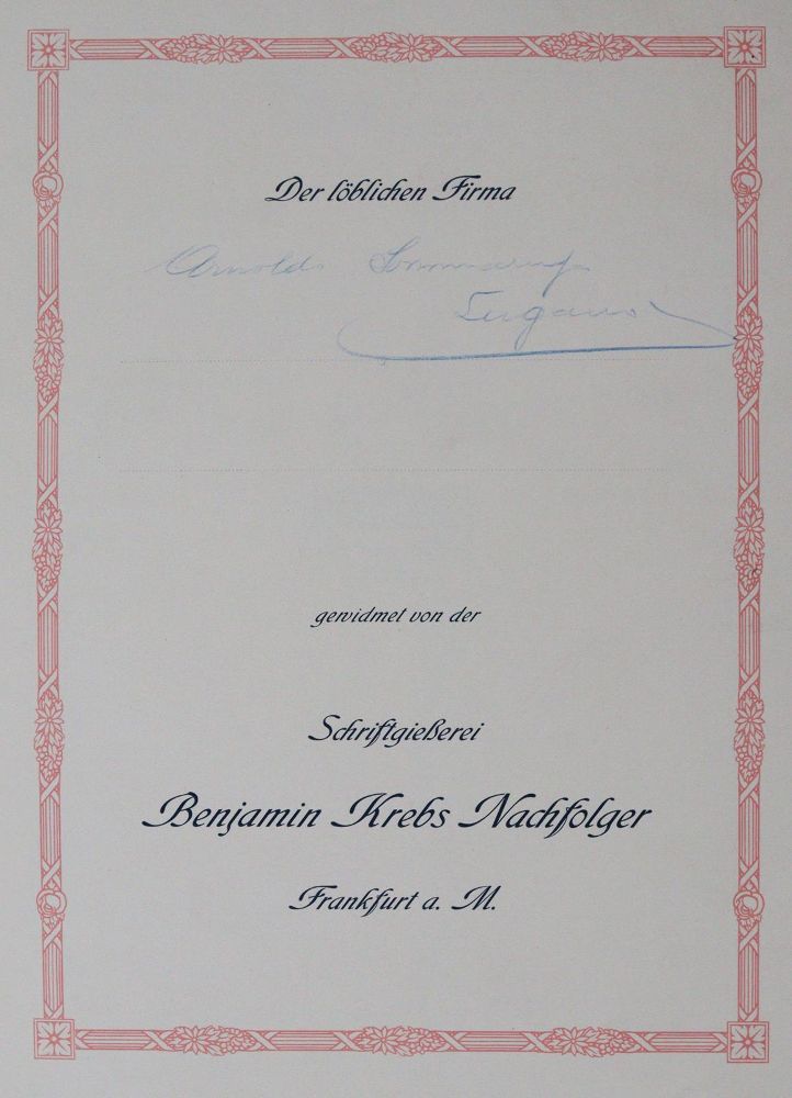 Große Abbildung Nr.4: 145-783 Krebs,B.: (Typographie und Kalligraphie)