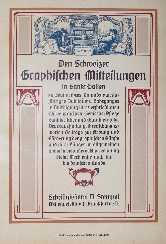Große Abbildung Nr.3: 145-785 Schweizer Graphische Mitteilungen.: (Typographie und Kalligraphie)