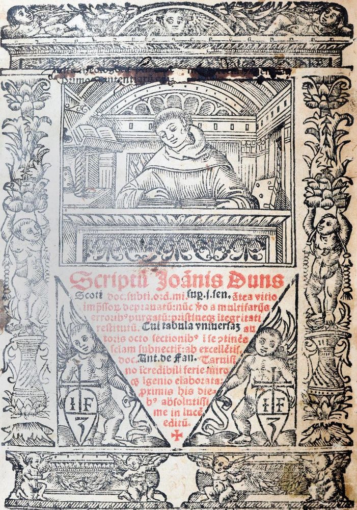 Große Abbildung Nr.1: 145-83 Duns Scotus,J.: (Alte Drucke, Handschriften und Theologie)
