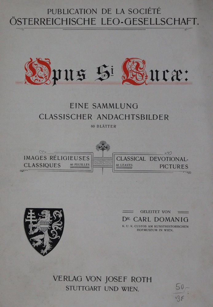 Große Abbildung Nr.5: 145-943 Domanig,C.: (Andachtsbilder)