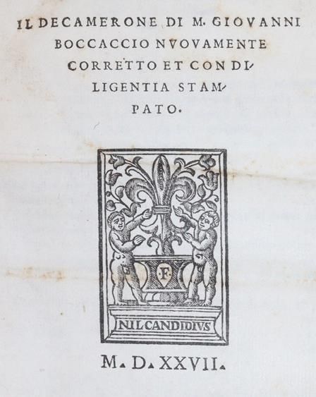 Große Abbildung Nr.1: 145-951 Boccaccio,G.: (Boccaccio, Bücherfälschung)