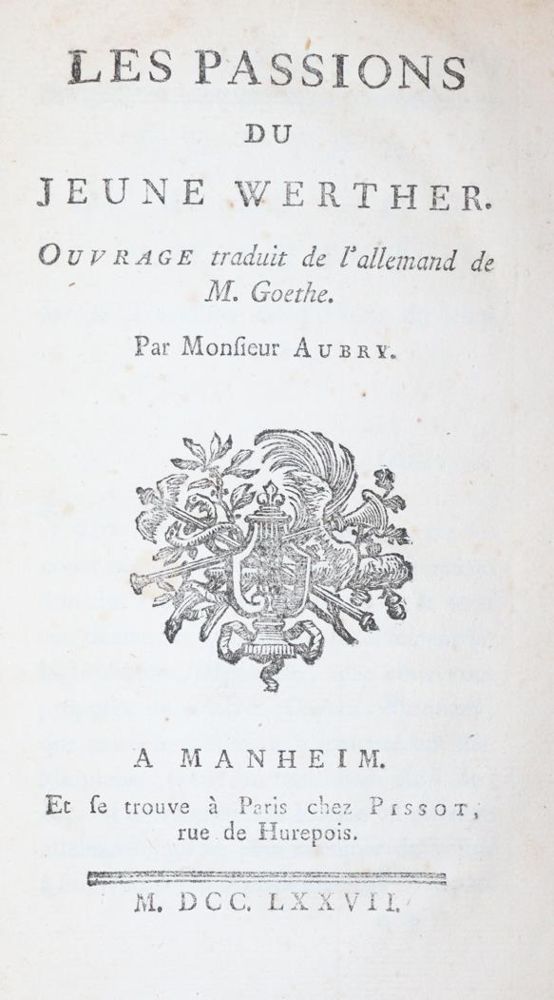 Goethe,(J.W.v.) – The Sorrows of Young Werther