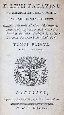 Bild Nr.1: 145-1029 Livius,T.: (Literatur und illustrierte Bücher bis 19.Jahrhundert)