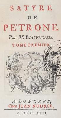 Bild Nr.1: 145-1050 Petronius Arbiter.: (Literature and illustrated books 19th century)