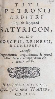 Bild Nr.1: 145-1056 Petronius Arbiter.: (Literature and illustrated books 19th century)