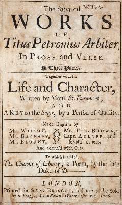 Bild Nr.1: 145-1059 Petronius Arbiter,T.: (Literature and illustrated books 19th century)