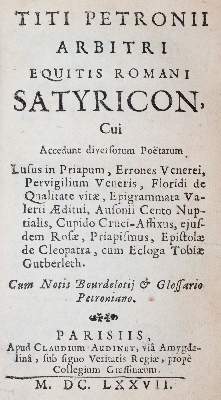 Bild Nr.1: 145-1061 Petronius Arbiter,T.: (Literature and illustrated books 19th century)