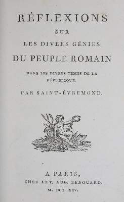 Bild Nr.1: 145-1083 Saint-Evremont,C. de Marguetel de Saint-Denis de.: (Literatur und illustrierte Bücher bis 19.Jahrhundert)
