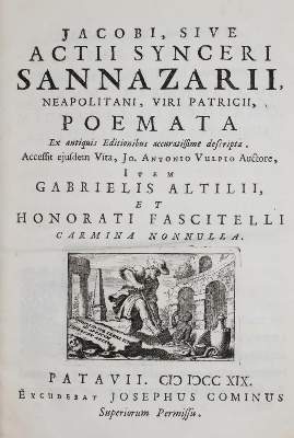 Bild Nr.1: 145-1089 Sannazarius,J.: (Literature and illustrated books 19th century)