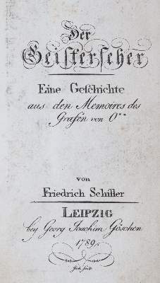 Bild Nr.3: 145-1094 Schiller,F.v.: (Literatur und illustrierte Bücher bis 19.Jahrhundert)