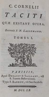 Bild Nr.1: 145-1109 Tacitus,C.: (Literature and illustrated books 19th century)