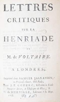 Bild Nr.1: 145-1123 Sammelband: (Voltaire)