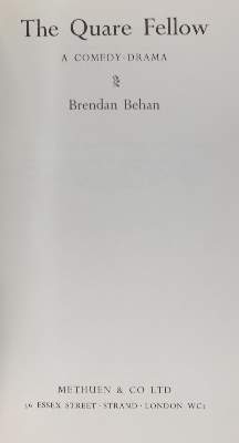 Bild Nr.2: 145-1142 Behan,B.: (Literatur und illustrierte Bücher 20.Jahrhundert - Alte Literatur in modernen Ausgaben)