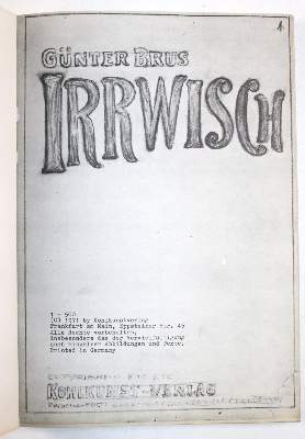 Bild Nr.6: 145-1156 Brus,G.: (Literatur und illustrierte Bücher 20.Jahrhundert - Alte Literatur in modernen Ausgaben)