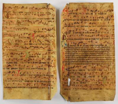 Bild Nr.1: 145-118 Einbandmakulatur.: (Handschriften)