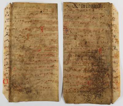 Bild Nr.2: 145-118 Einbandmakulatur.: (Handschriften)