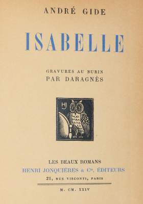 Bild Nr.1: 145-1203 Gide,A.: (Modern literature and illustrated books 20th century)