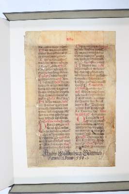 Bild Nr.1081: 145-122 Handschrift zum Buch, Von der: (Handschriften)
