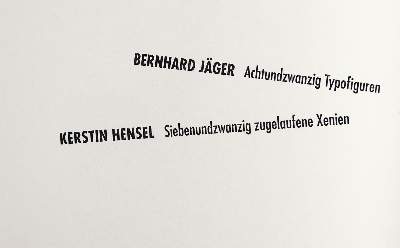 Bild Nr.2: 145-1239 Jäger,B. u. K.Hensel.: (Modern literature and illustrated books 20th century)