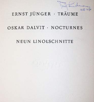 Bild Nr.1: 145-1246 Jünger,E.: (Modern literature and illustrated books 20th century)