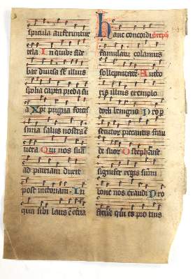 Bild Nr.4: 145-126 Initiale "S".: (Handschriften)