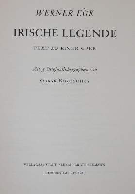 Bild Nr.1: 145-1260 Egk,W.: (Kokoschka)