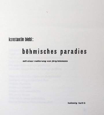 Bild Nr.1: 145-1275 Ludewig-Verlag.: (Modern literature and illustrated books 20th century)