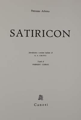 Bild Nr.1: 145-1307 Petronius Arbiter,T.: (Petronius Arbiter)