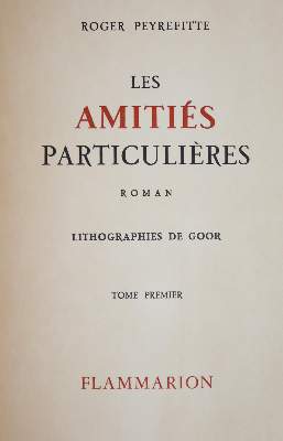 Bild Nr.3: 145-1308 Peyrefitte,R.: (Modern literature and illustrated books 20th century)