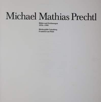 Bild Nr.1: 145-1317 Prechtl,M.M.: (Modern literature and illustrated books 20th century)