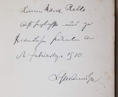 Bild Nr.3: 145-1337 Hofmannsthal,H.v.: (Rilke)