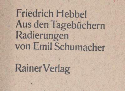 Bild Nr.3: 145-1361 Hebbel,F.: (Schumacher)