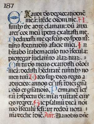 Bild Nr.1: 145-137 Psalter.: (Handschriften)