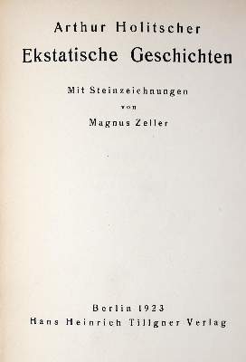Bild Nr.1: 145-1392 Holitscher,A.: (Zeller)