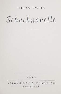 Bild Nr.1: 145-1395 Zweig,S.: (Modern literature and illustrated books 20th century)