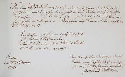 Bild Nr.3: 145-140 Herrnhuter.: (Handschriften, Stammbücher)