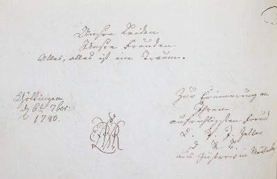 Bild Nr.3273: 145-141 Stammbücher.: (Handschriften)