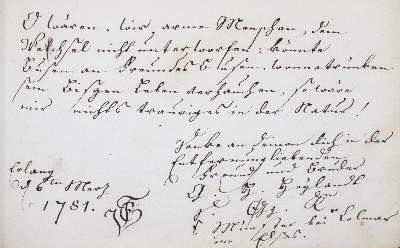 Bild Nr.337: 145-141 Stammbücher.: (Handschriften)