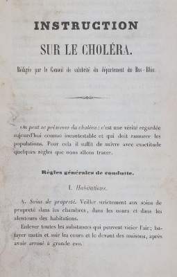 Bild Nr.1: 145-1433 Cholera.: (Medizin)